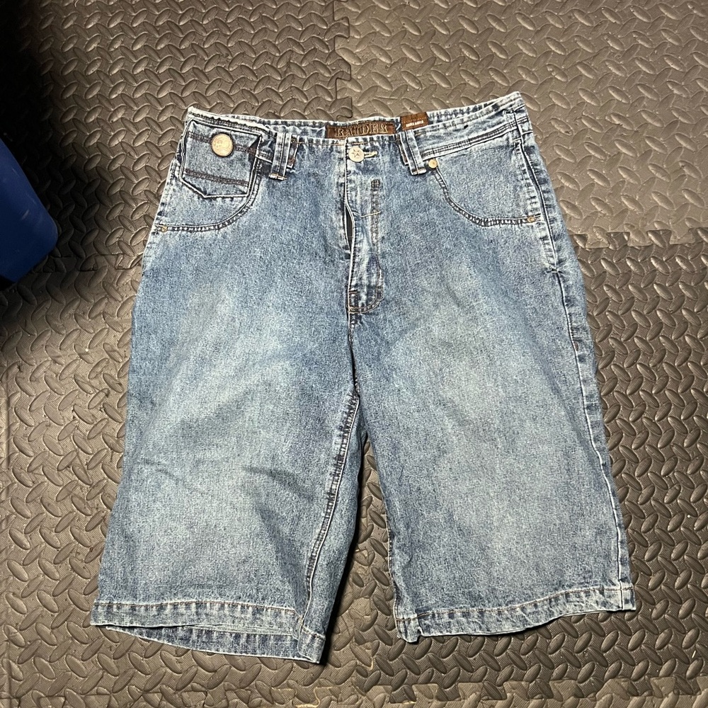Classic Blue Denim Men's Shorts